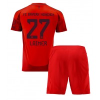 Camiseta Bayern Munich Konrad Laimer #27 Primera Equipación para niños 2024-25 manga corta (+ pantalones cortos)